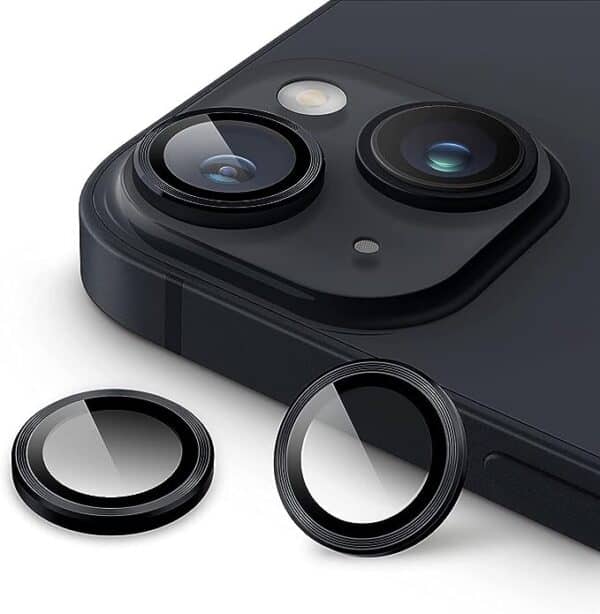 Camera Ring Lens Protector For iPhone - Black - Image 2