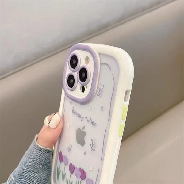 Beauty Tulip Floral Case for iPhone 15 Pro - Image 2