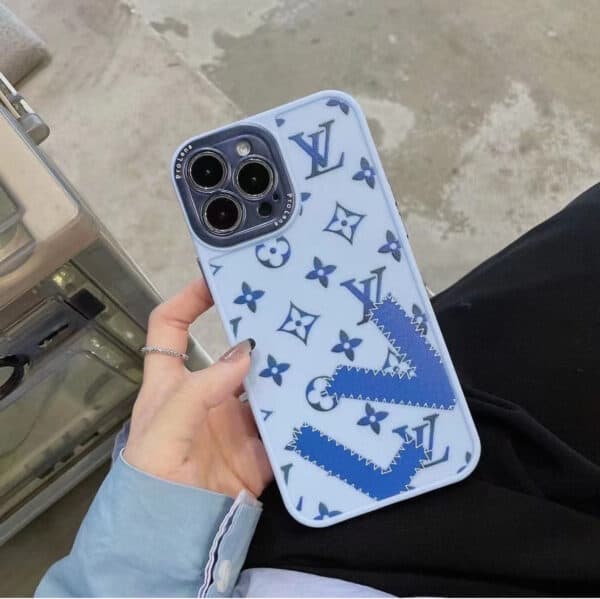 LV Blue Case for iPhone 11