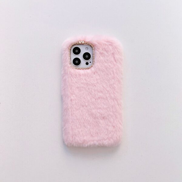 Pink Fur Cases for iPhone 15 - Image 2