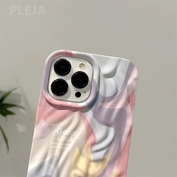 Artistic Colorful Bubble Wave Cases for iPhone 14 Pro Max - Image 4