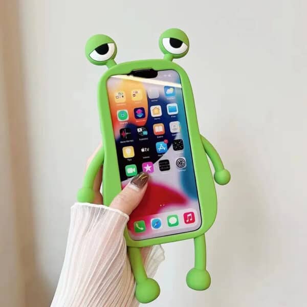 Cute 3D Froggie Green Cases for iPhone - Image 6