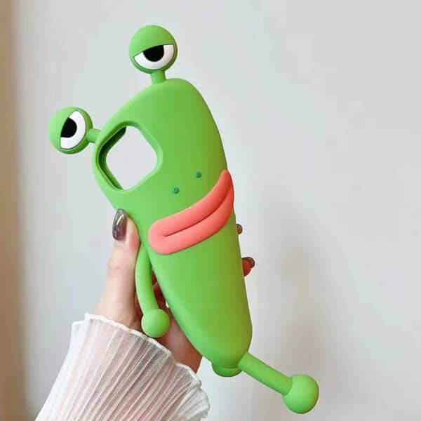 Cute 3D Froggie Green Cases for iPhone - Image 9