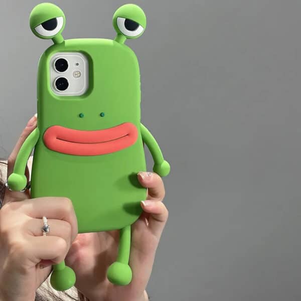 Cute 3D Froggie Green Cases for iPhone - Image 8