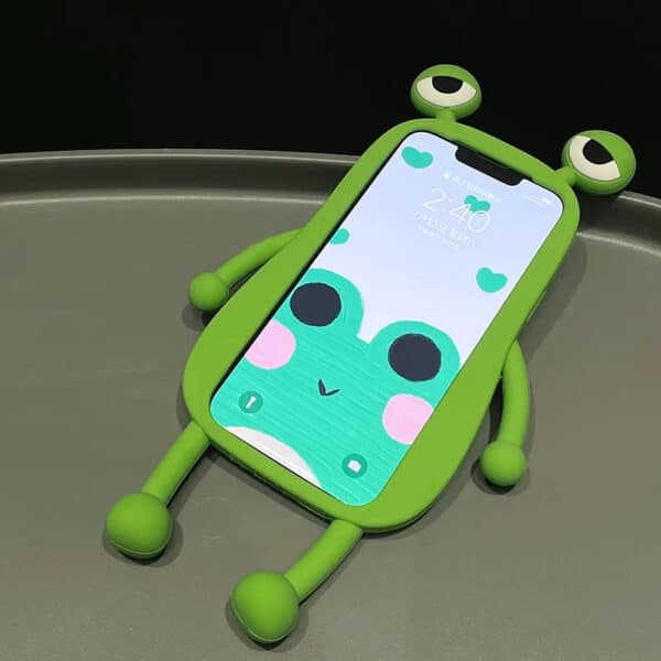 Cute 3D Froggie Green Cases for iPhone - Image 7