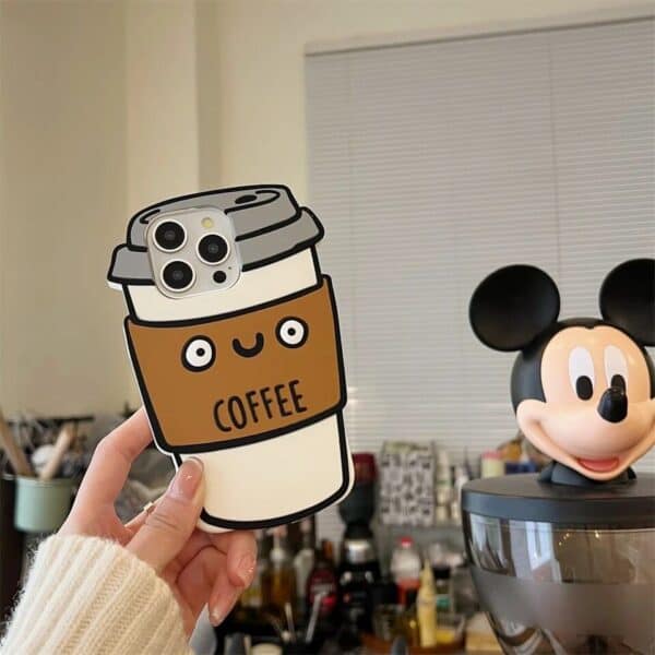 Cute 3D Coffee Cup Cases for iPhone