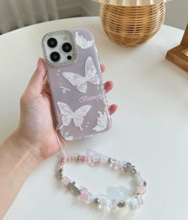 Holographic ButterFly Cases with Charms for iPhone - Image 6