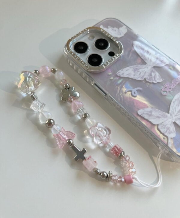 Holographic ButterFly Cases with Charms for iPhone - Image 7