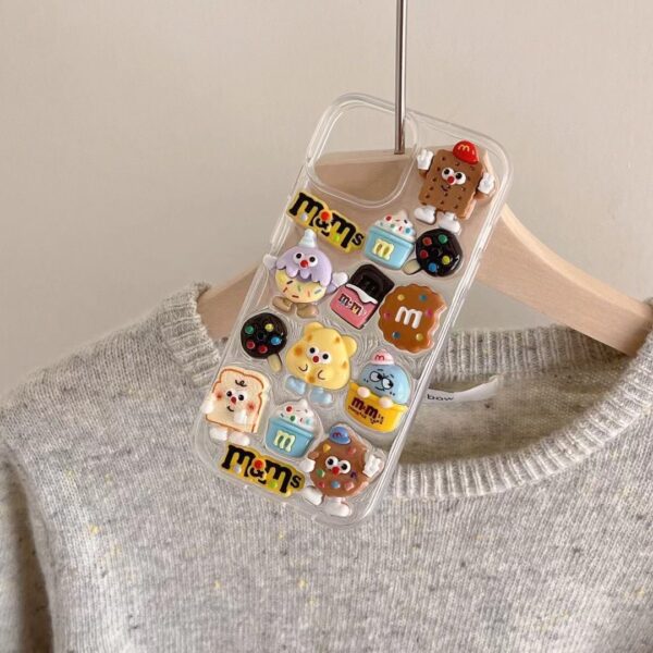 M&M Cute 3d characters case for iPhone - Image 3