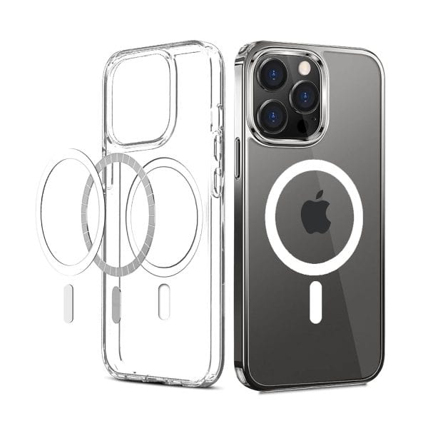 Premium Shockproof Transparent Mag Safe Cases for iPhone - Image 2