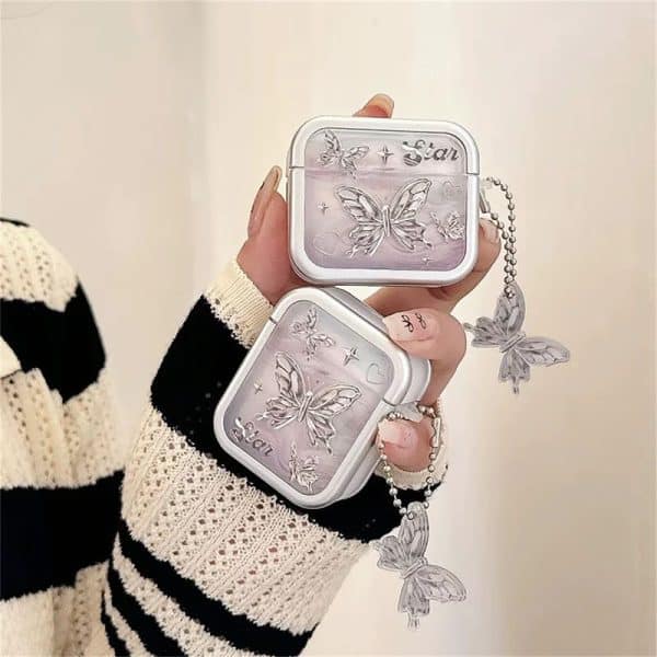 Cute Butterffly Case with Charms for Airpods - Airpods Pro and Pro 2